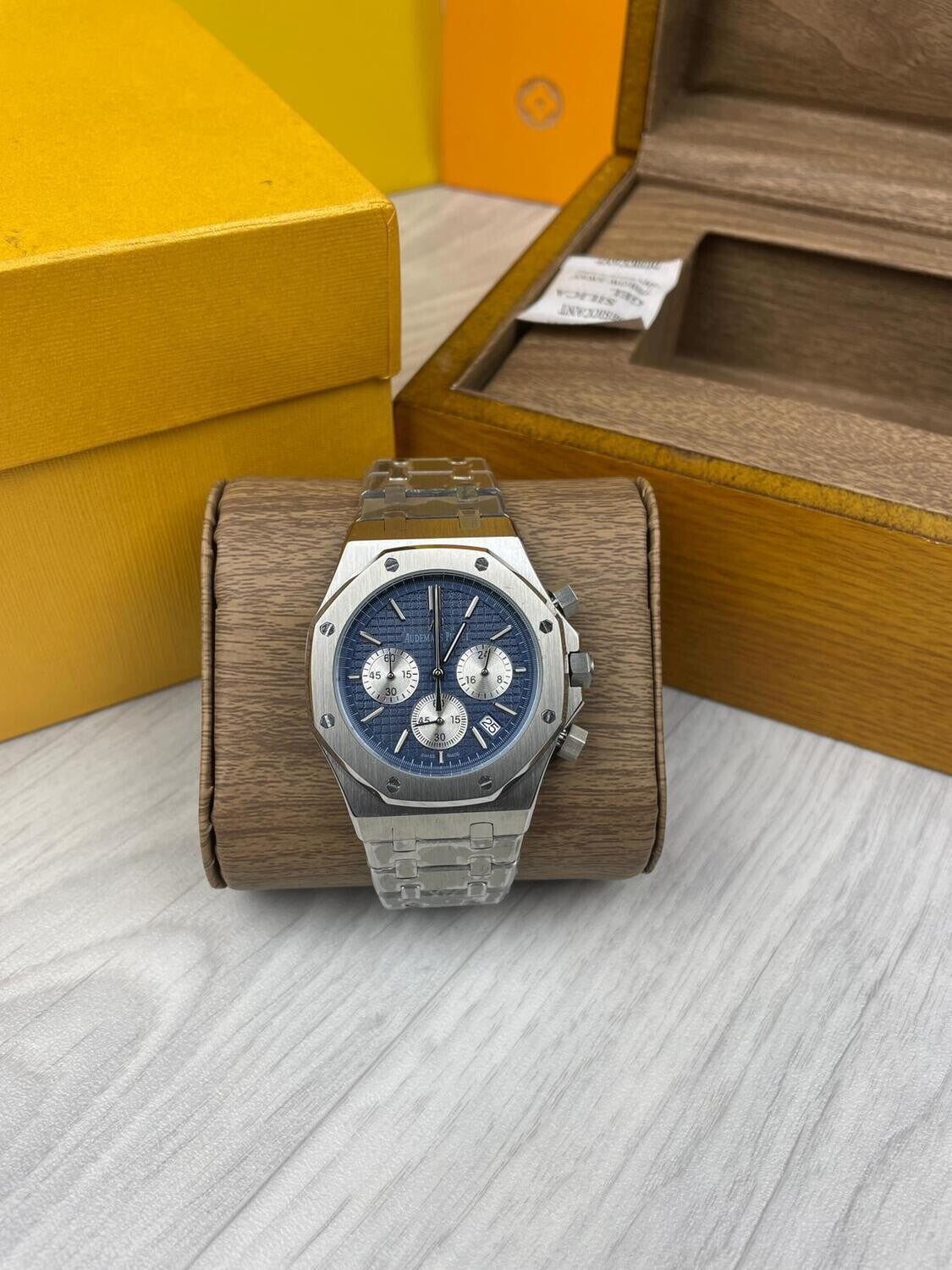 AP Royal Oak Selfwinding Chronograph Silver Watch