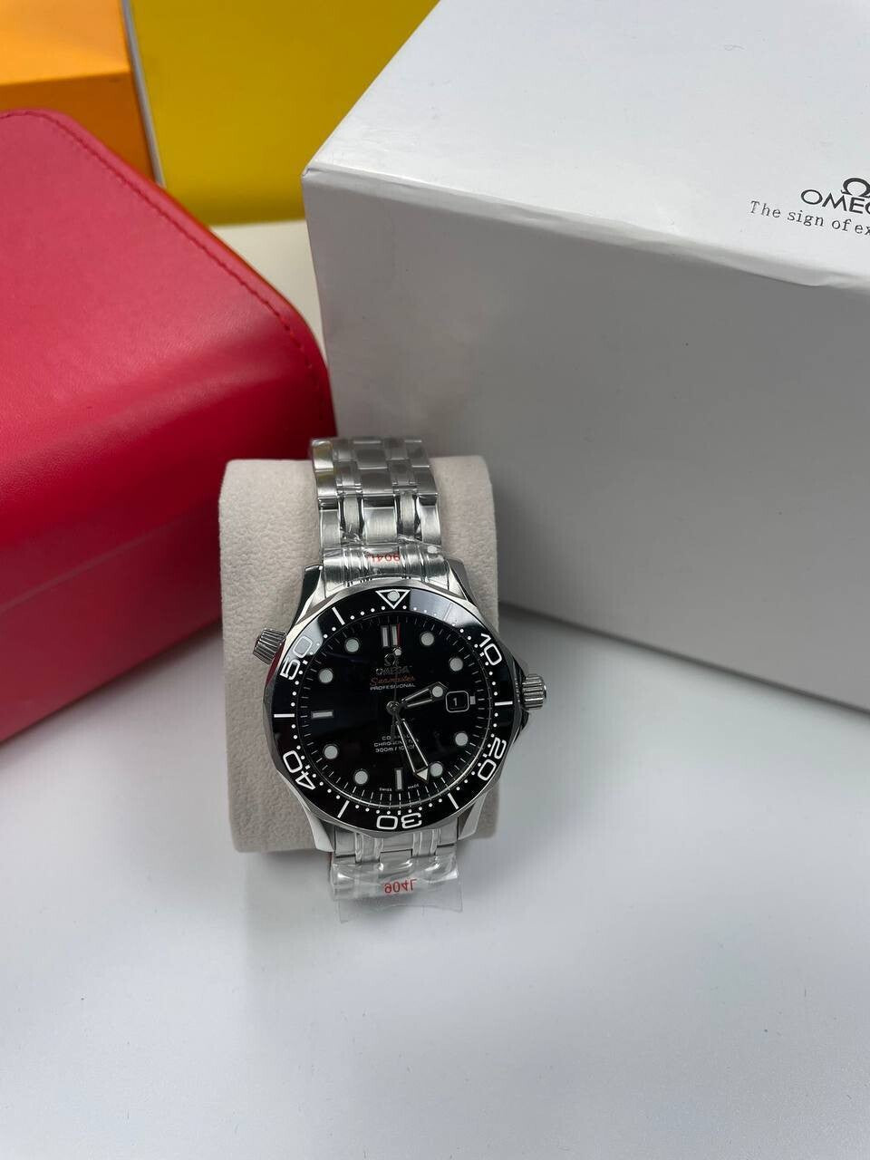 Seamaster Diver Black Dial Watch Men's