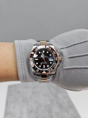 GMT-Master II Black Dial Brown Bezel Men's Watch