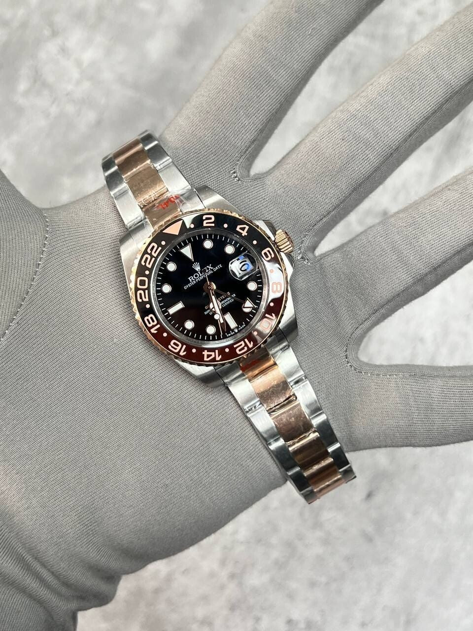 GMT Master II Watch Men's in Black Dial