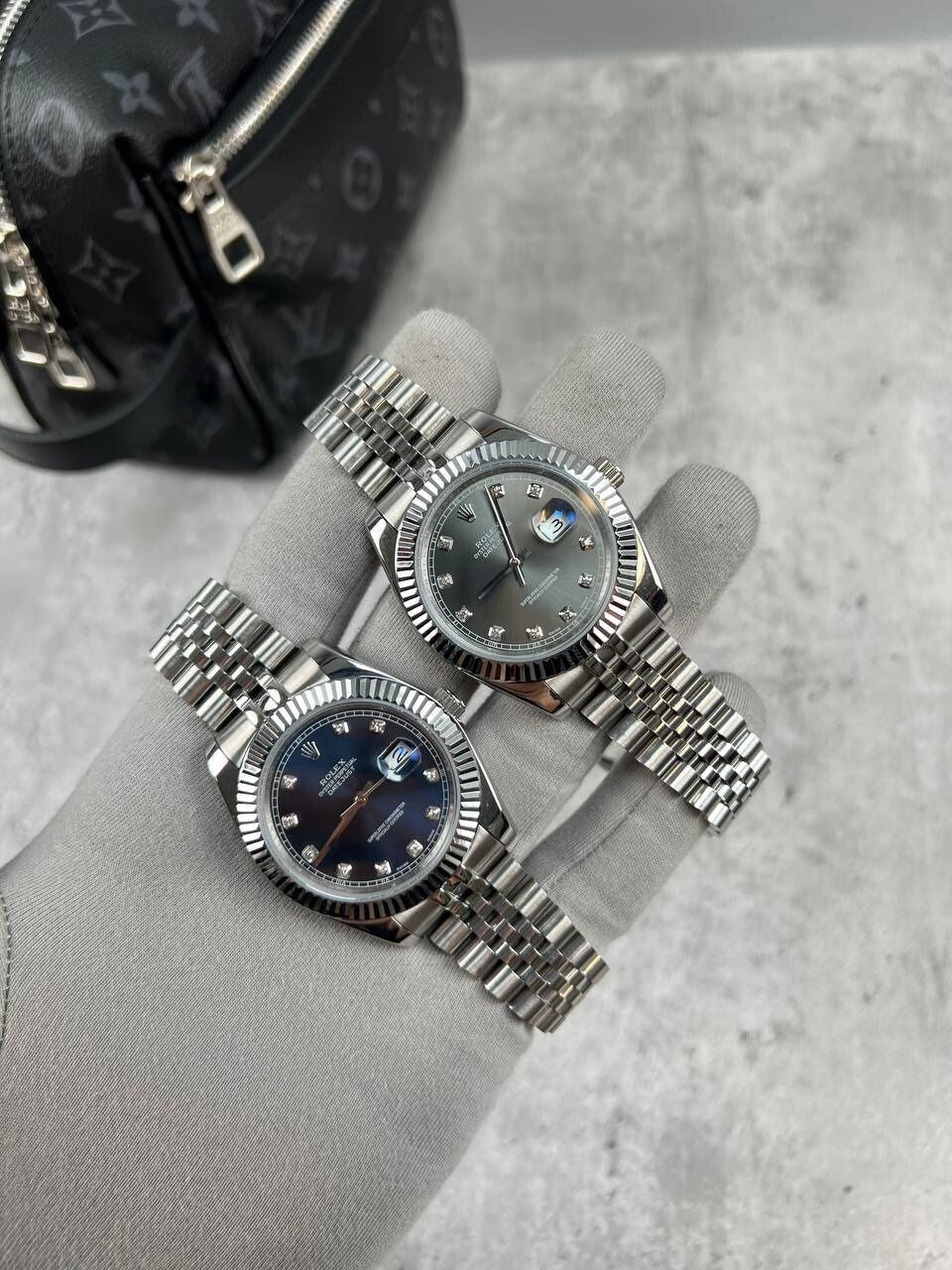 Datejust Silver Chain Strap Watch in 2 Colors
