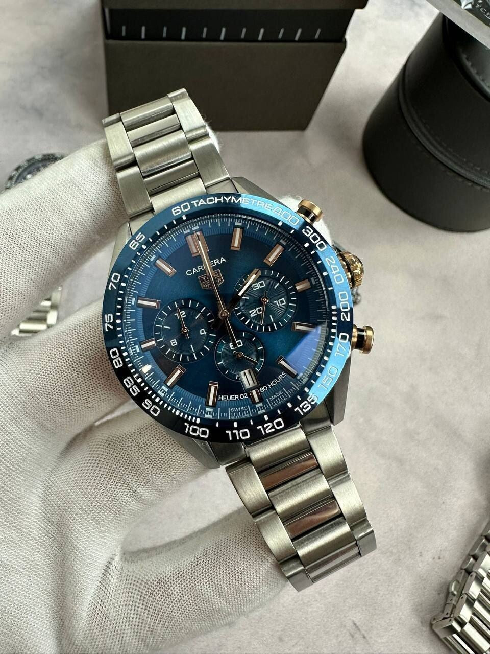 Carrera Heuer 02 Men's Watch Blue Dial