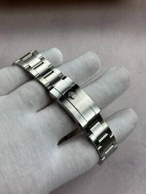 Oyster Perpetual With Silver Strap Watch in Different Colors Dial