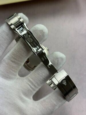 Oyster Perpetual With Silver Strap Watch in Different Colors Dial