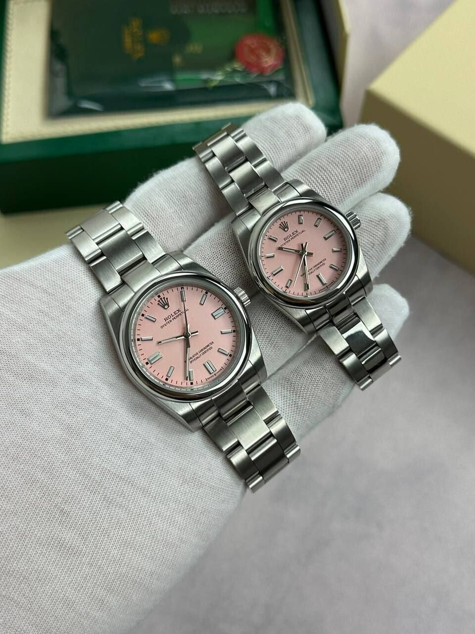 Oyster Perpetual Watch in Pink Dial