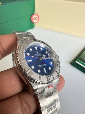 Yacht Master Watch in 3 Different Colors with Chain Strap