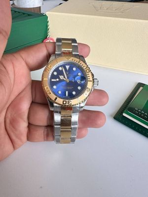 Yacht Master Watch in 3 Different Colors with Chain Strap