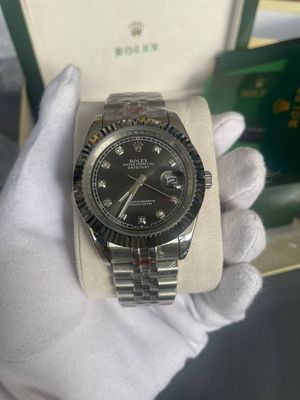 DateJust Silver Strap Watch Men's