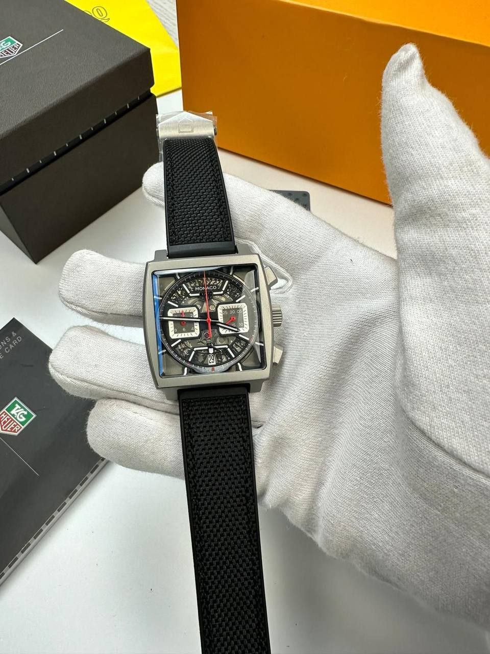 Monaco Chronograph Automatic Men's Watch in 3 Colors