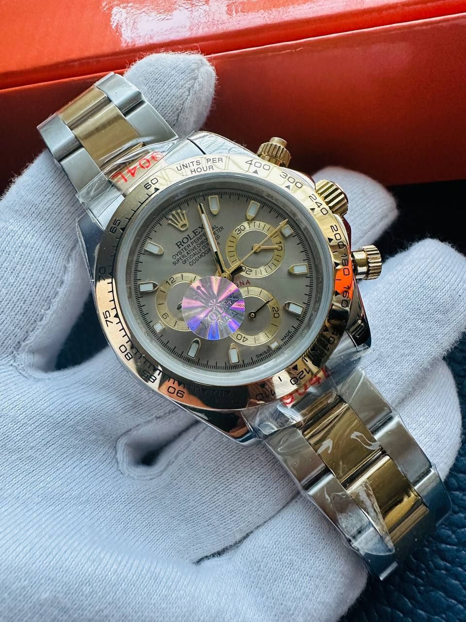 Oyster Perpetual Cosmograph Daytona Grey Dial Watch For Men's