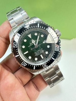 Deepsea Sea-Dweller Oyster Perpetual Men's Watch with Silver Chain Strap