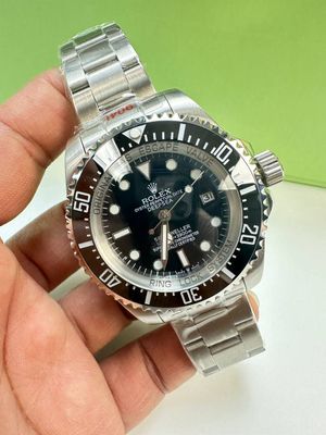 Deepsea Sea-Dweller Oyster Perpetual Men's Watch with Silver Chain Strap