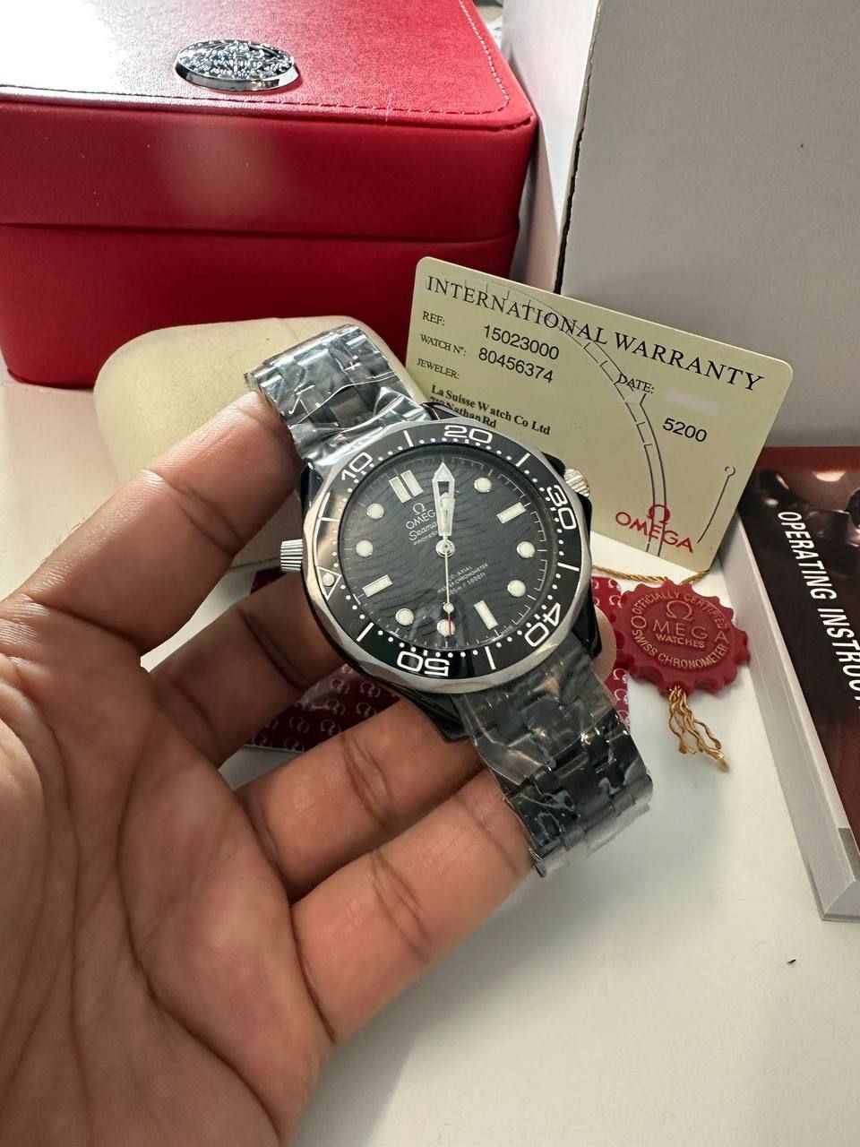 Seamaster Diver Men's Watch in Black