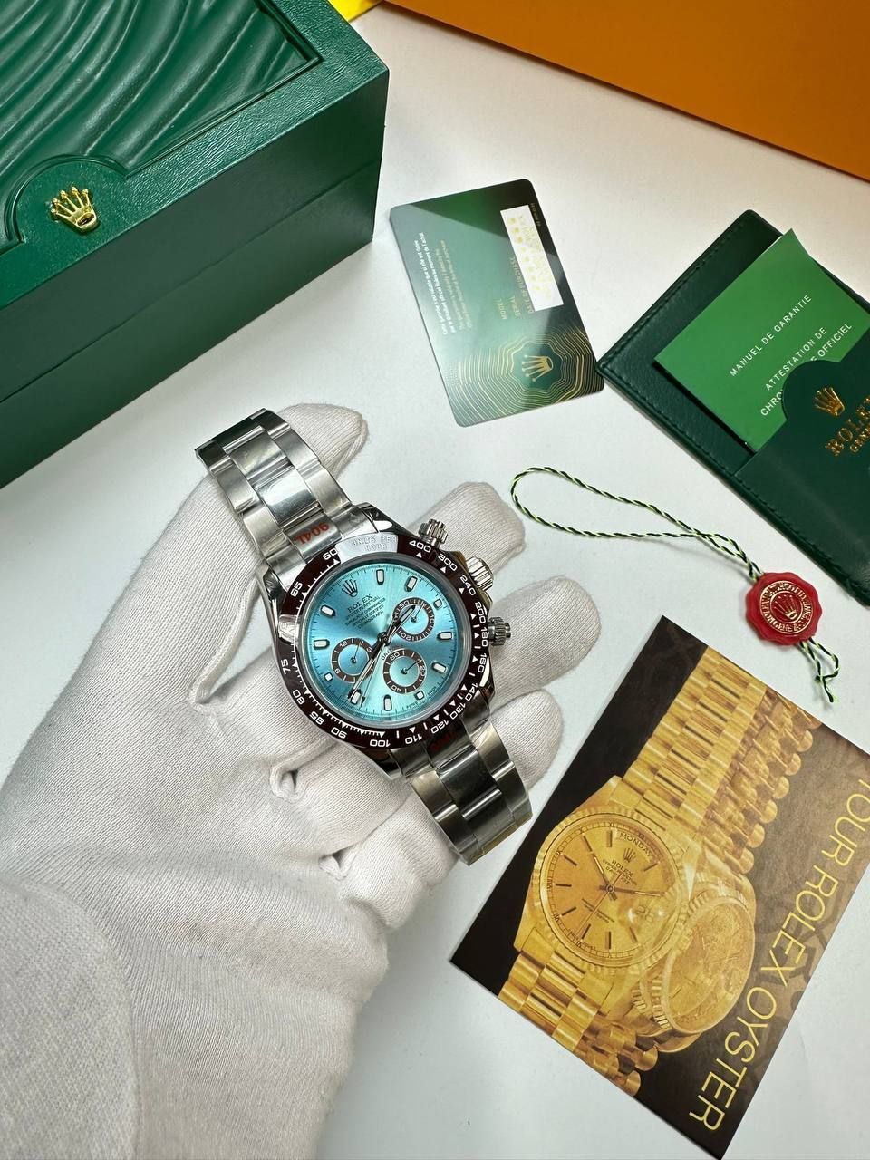 Oyster Perpetual Cosmograph Daytona Blue Dial Watch For Men's