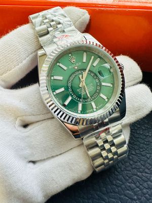 Sky-Dweller Oyster Perpetual Stainless Steel Watch For Men's in Different Color Dials