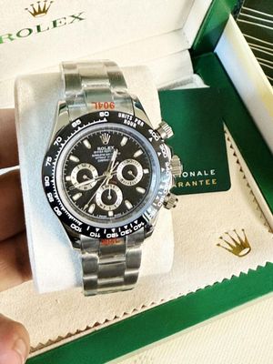 New Cosmograph Daytona Steel & Ceramic Watch Black Dial AAA Quality For Men's