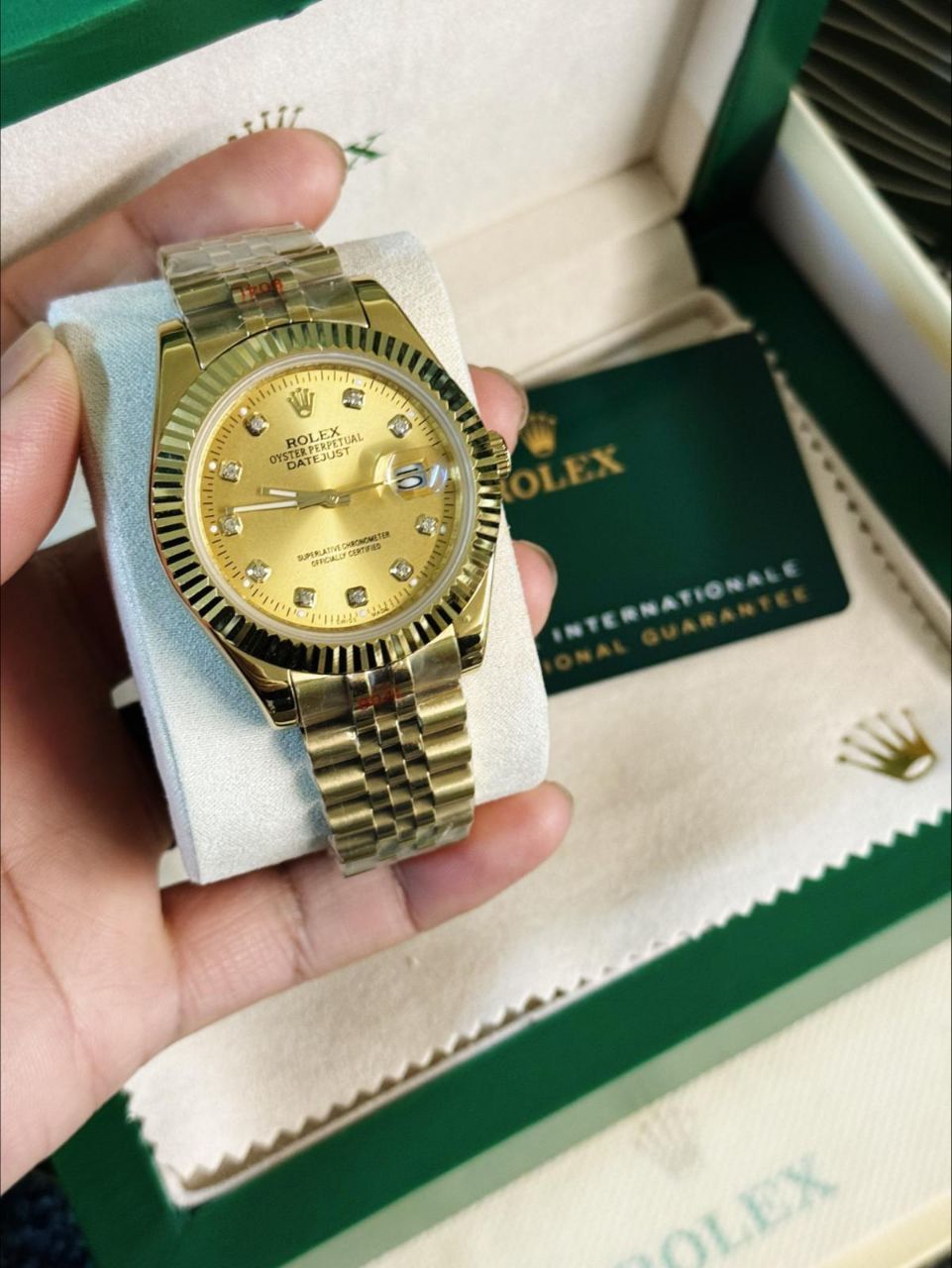 DateJust Gold Watch for Men's AAA Quality Watch