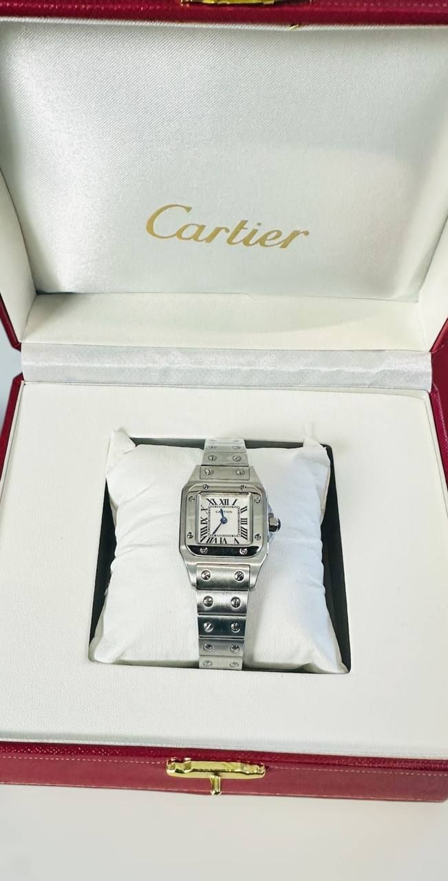 Santos de Cartier Galbee watch For Women's in Silver