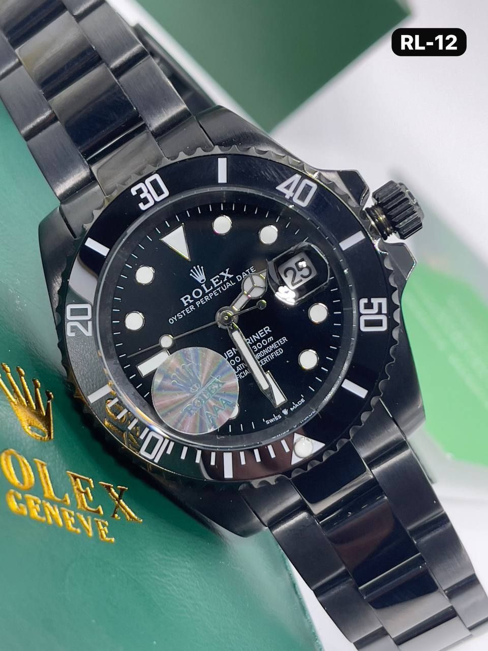 Submariner Full Black Men's Watch