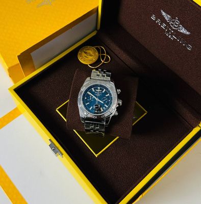 Chronomat 41 Watch Men's in Blue Baton Dial