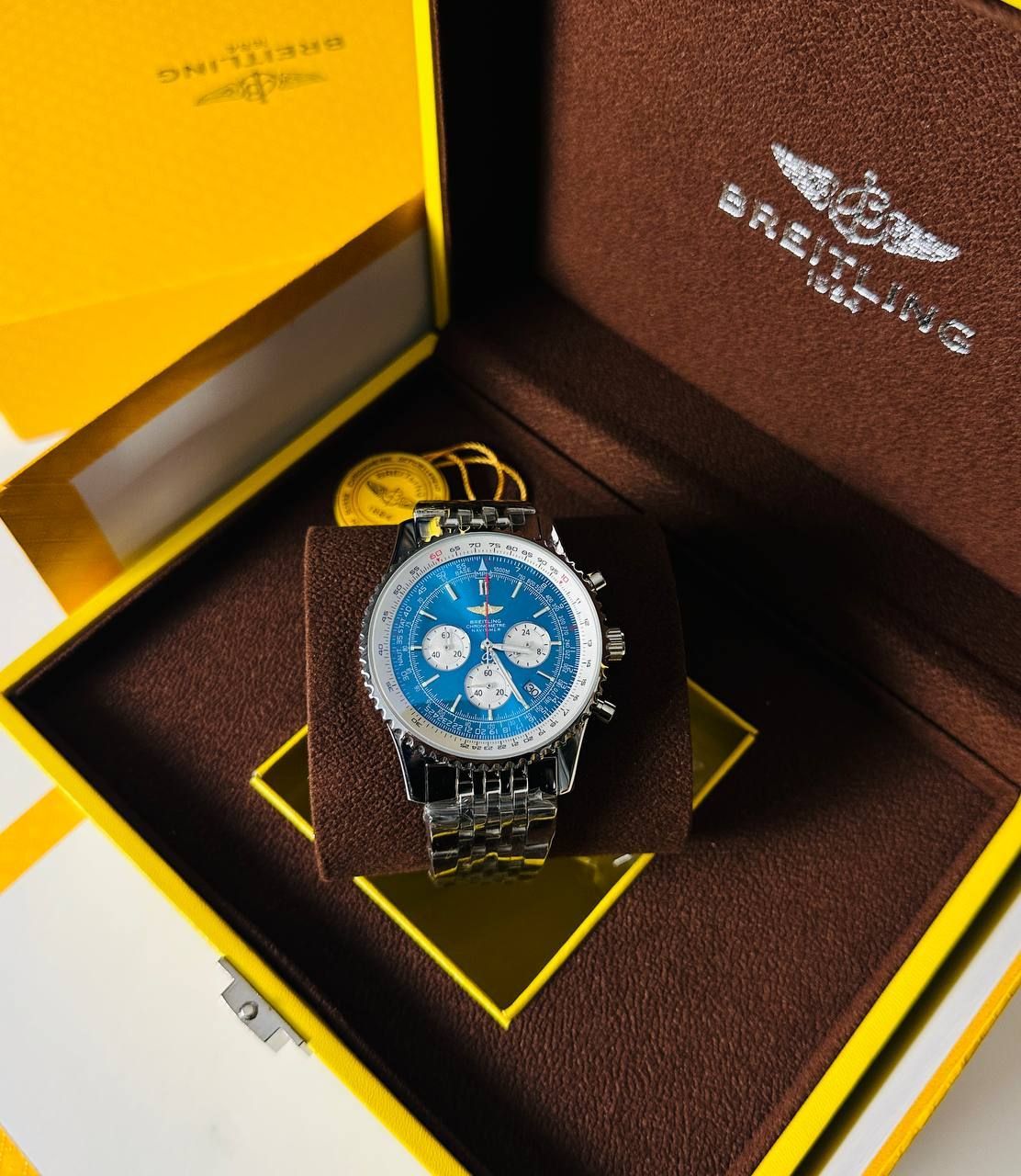 Navitimer Chronograph Blue Dial Men's Watch