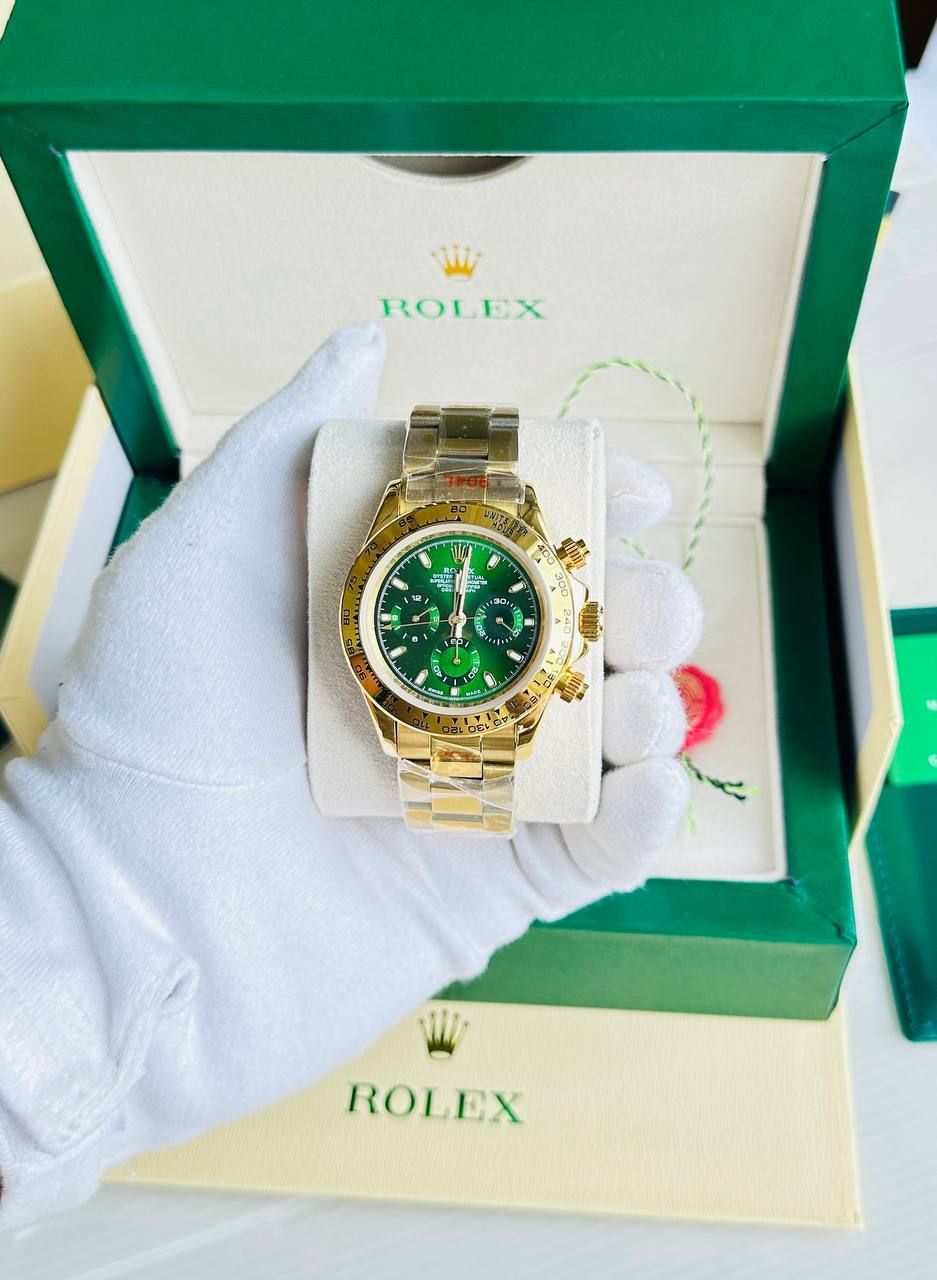 Daytona Gold Green Dial Men's Watch