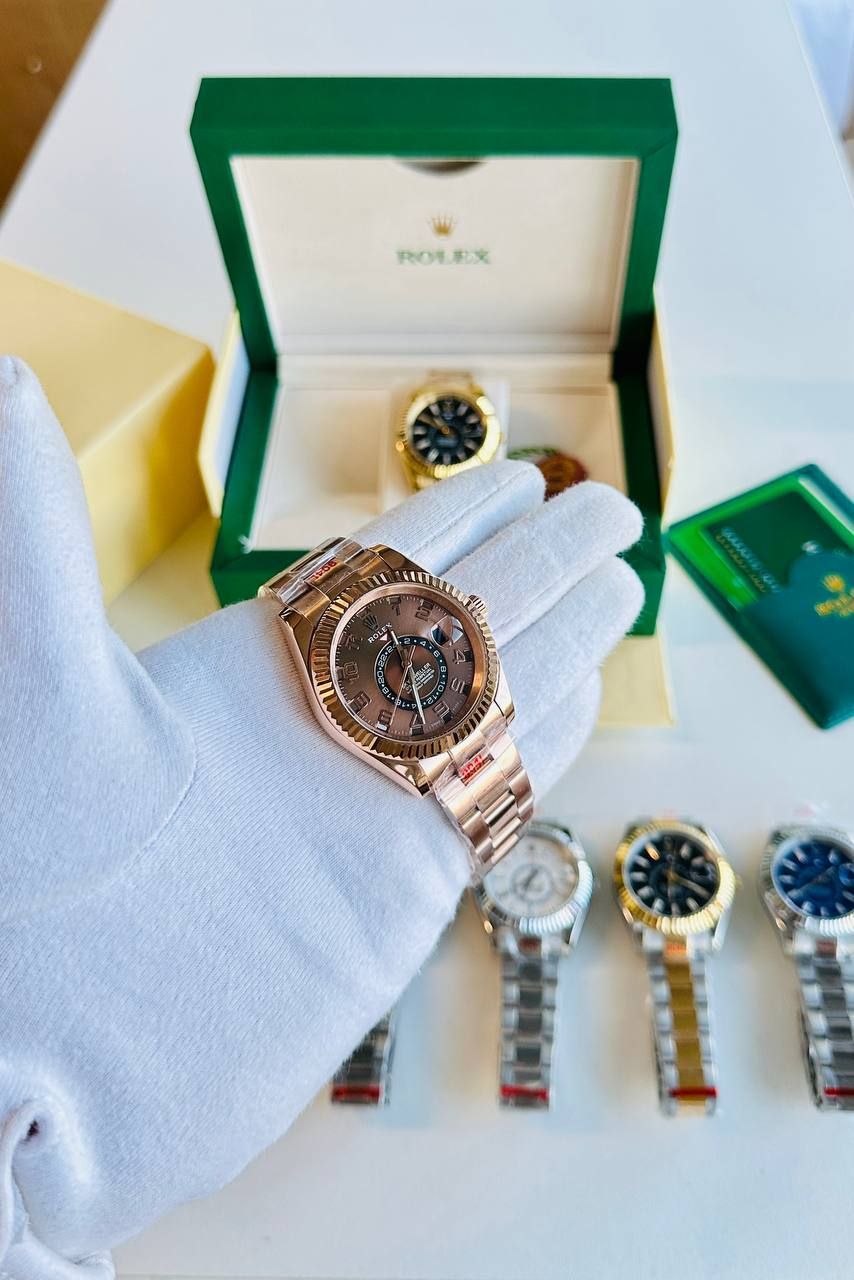 Sky-Dweller Everose Gold Men's Watch