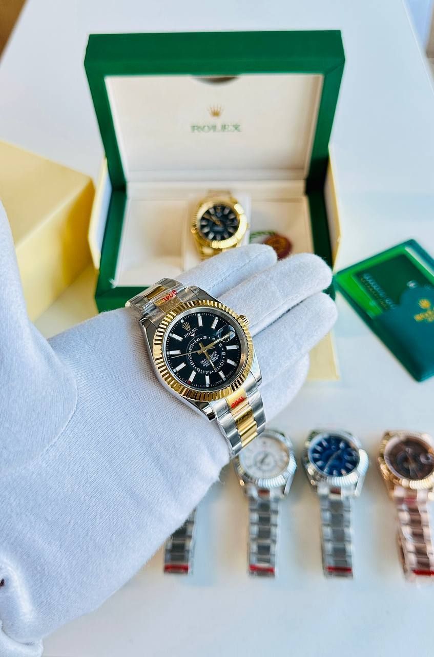 Sky-Dweller Yellow Gold Men's Watch